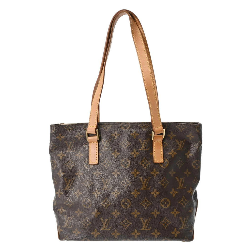 LOUIS VUITTON Monogram Cabas Piano Brown Canvas Tote Bag